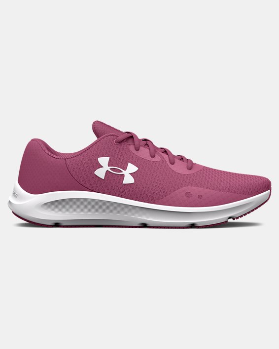 Women's UA Charged Pursuit 3 Running Shoes, Pink, pdpMainDesktop image number 0
